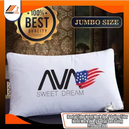 Bantal Premium Kwalitas Hotel Merk AVA / Guling Premium Kwalitas Hotel Merk AVA / Bantal Dan Guling Premium Jumbo